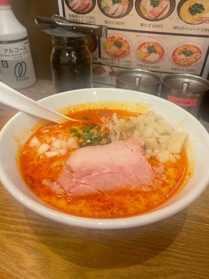 辛禅そば  辛め