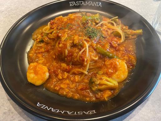 海老と野菜アラビアータ　 マニア