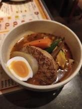 スープカレー 黄スープ ハンバーグ 5