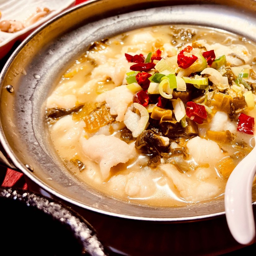 白身魚（鱈）の生山椒オイル沸騰旨煮