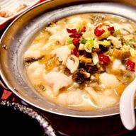 白身魚（鱈）の生山椒オイル沸騰旨煮