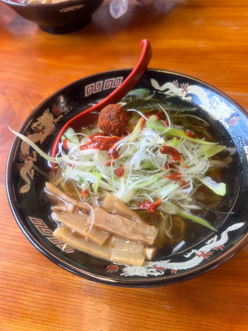 ネギラーメン　辛子球
