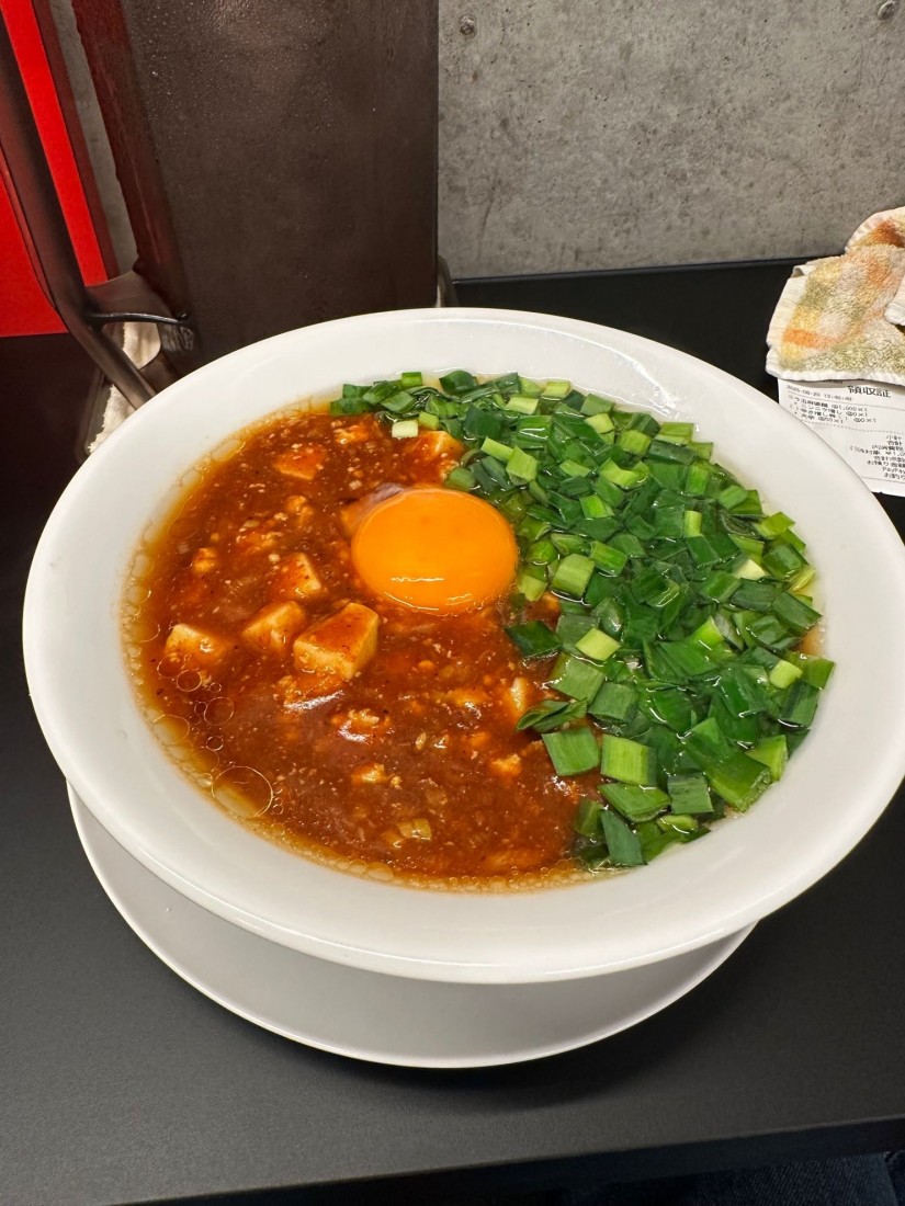 ニラ玉麻婆麺 辛さ増し