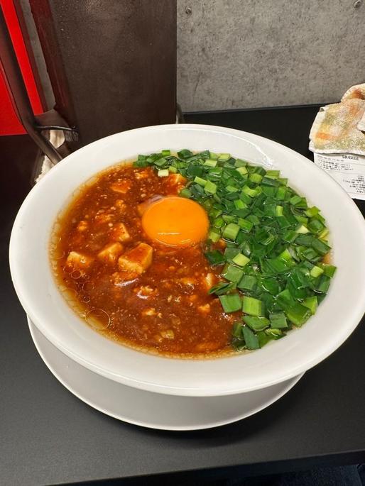 ニラ玉麻婆麺 辛さ増し