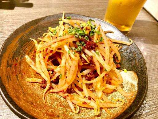 ピリ辛肉味噌もやし