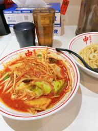 冷やし味噌野菜つけ麺野菜増し 10倍✖️3