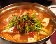 キムチチゲ 辛さ自由に調整可