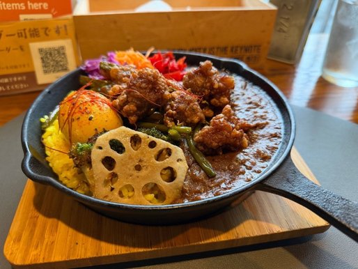 ジンギスカンのから揚げカレー 大辛