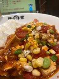 夏のベジ活！三色陳麻飯 旨辛