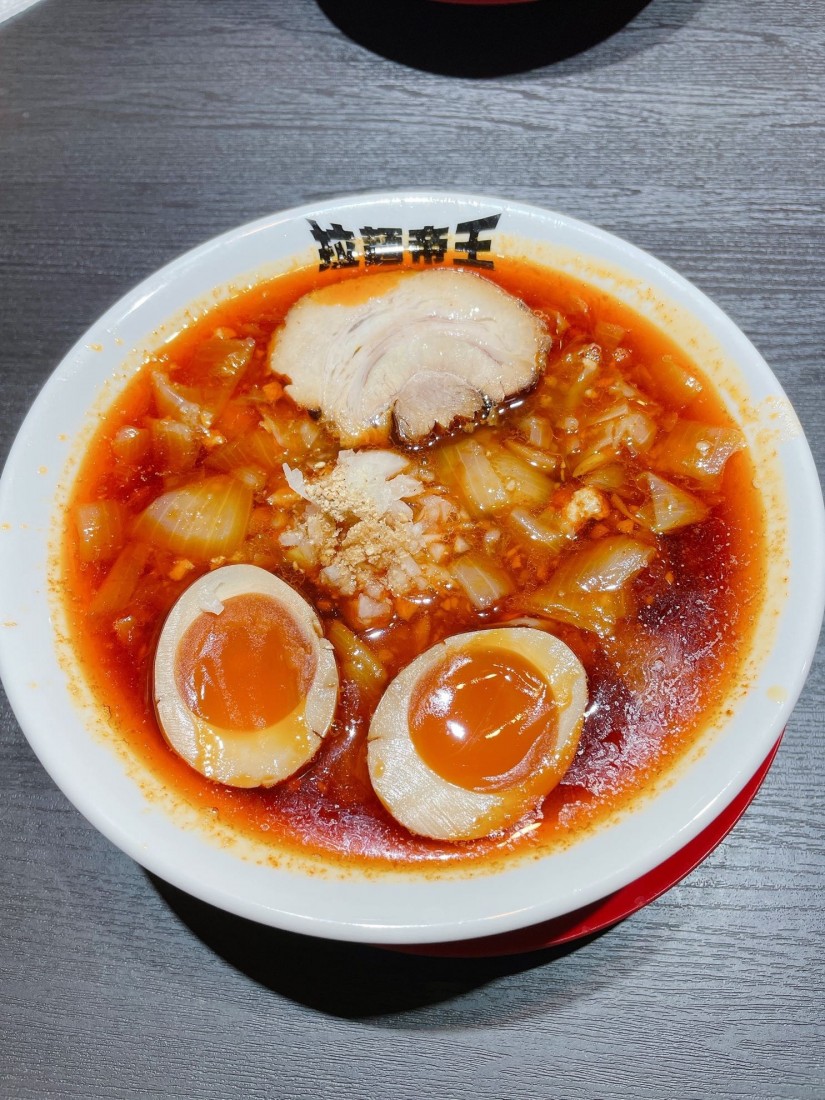 帝王煮卵ラーメン 5辛