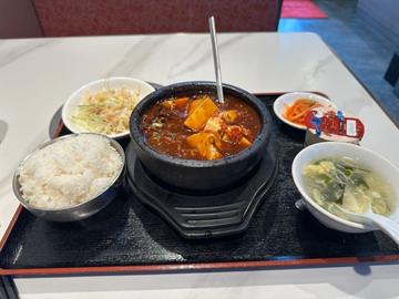 石鍋焼マーボー豆腐定食 激辛
