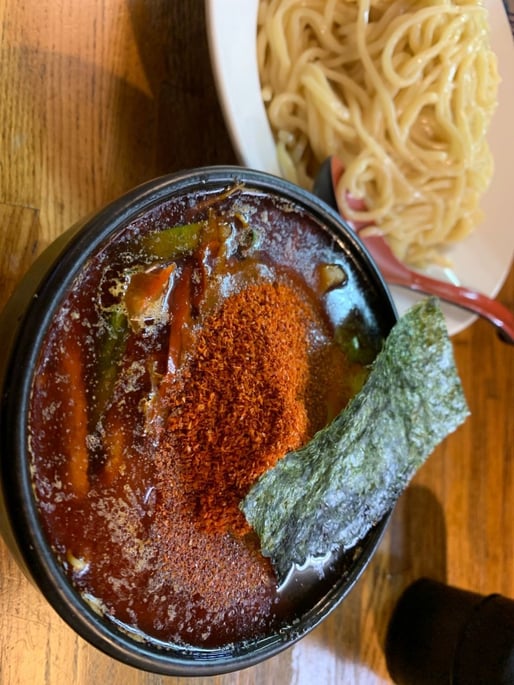 極辛麻婆つけめん 超極辛