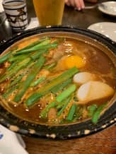 激辛スタミナもつ入り味噌煮込みうどん