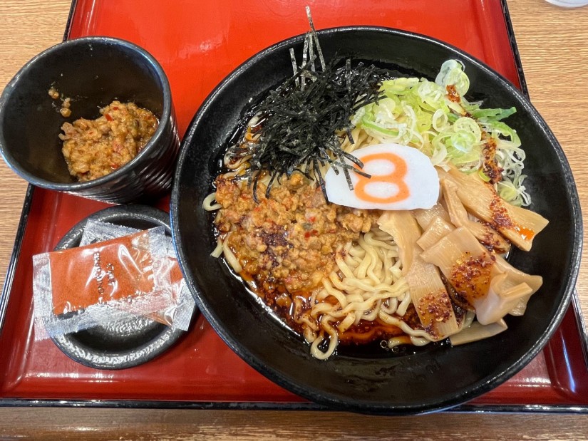 麻辣唐麺 カラ増し×2、辛肉増し×1