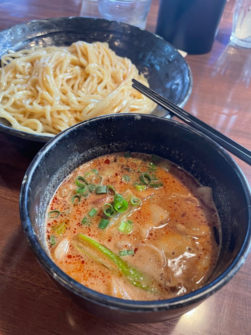 肉汁つけ担担麺 辛さ3痺れ3