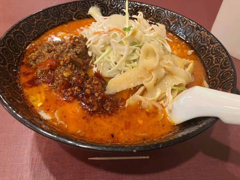 麻辣刀削麺(麻辣増し)