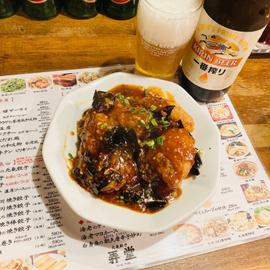 白身魚の朝天唐辛子炒め