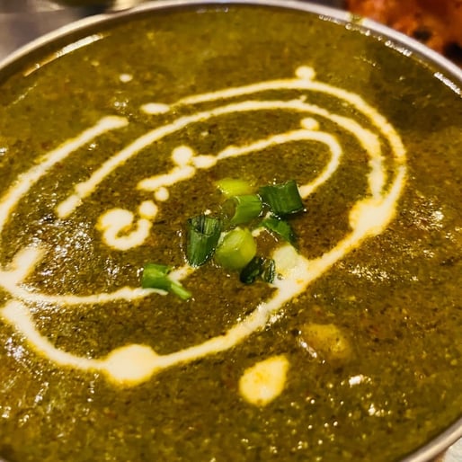 ほうれん草チキンカレー 激辛