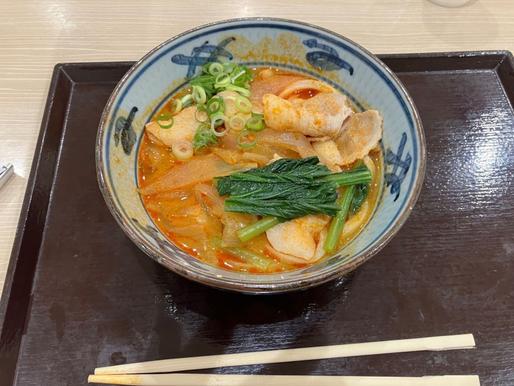 辛みそ豚ごまうどん