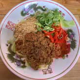 汁なし坦々麺+辛しびれ