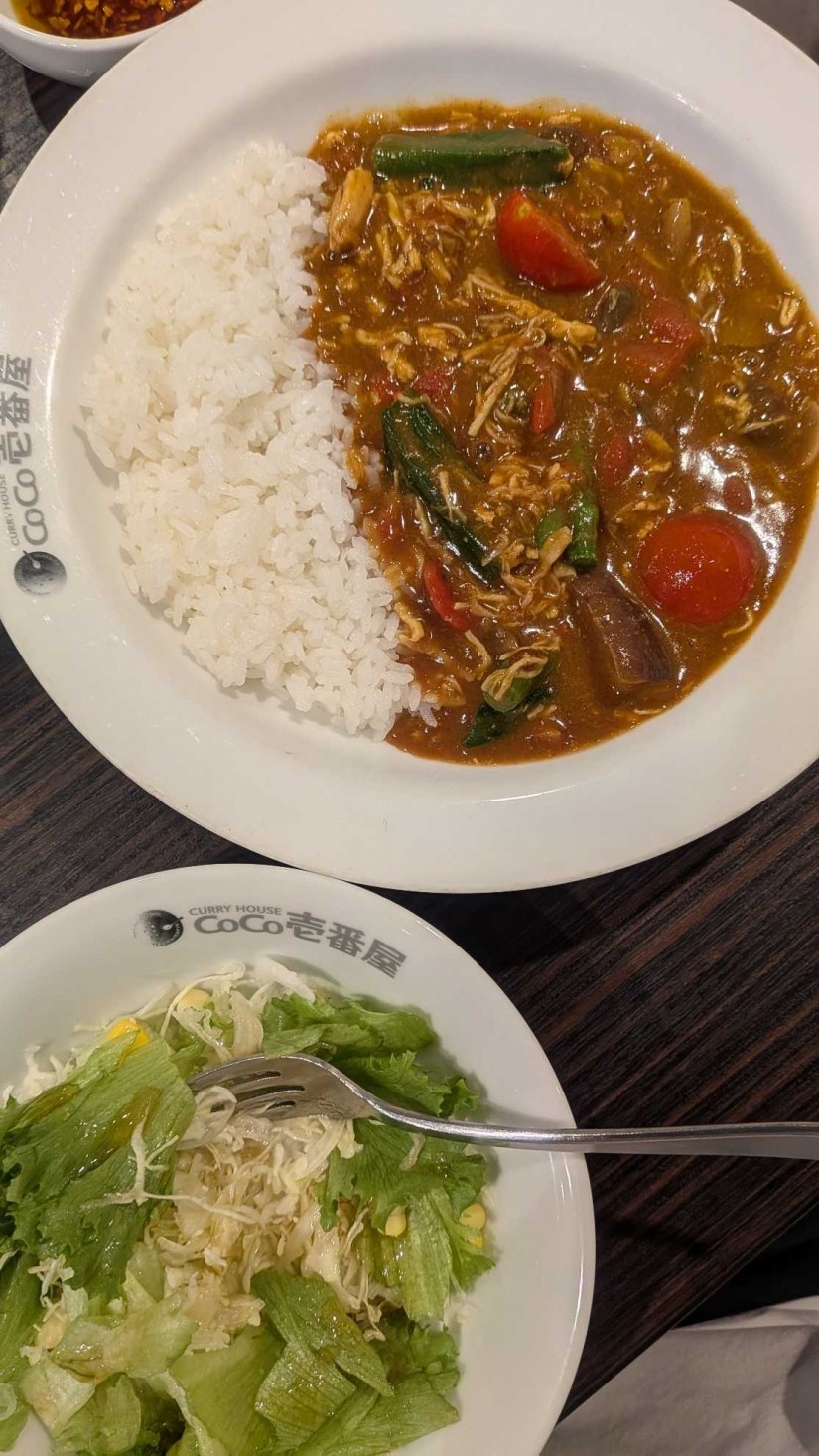 チキンと夏野菜カレー 痺辛旨椒(3痺)トッピング 2辛