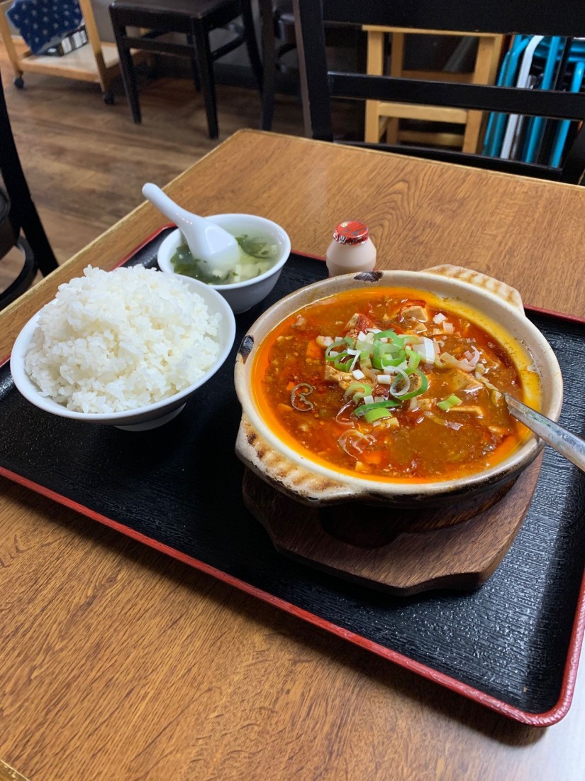 麻婆豆腐定食 激辛