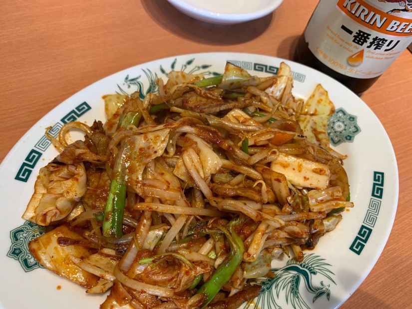 バクダン炒め 辛め