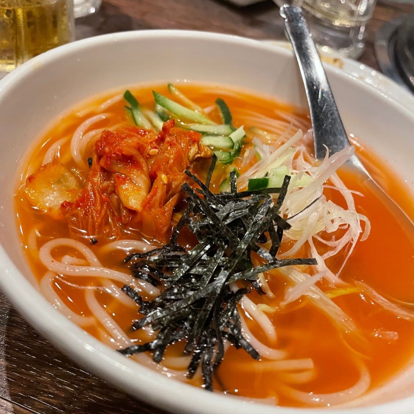 辛い冷麺