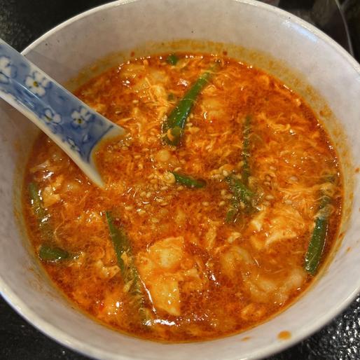 ホルモンタンタンスープ 4辛