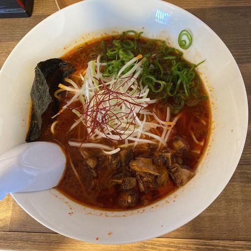 辛にぼラーメン お店の3辛で個人的には1辛くらいでした。