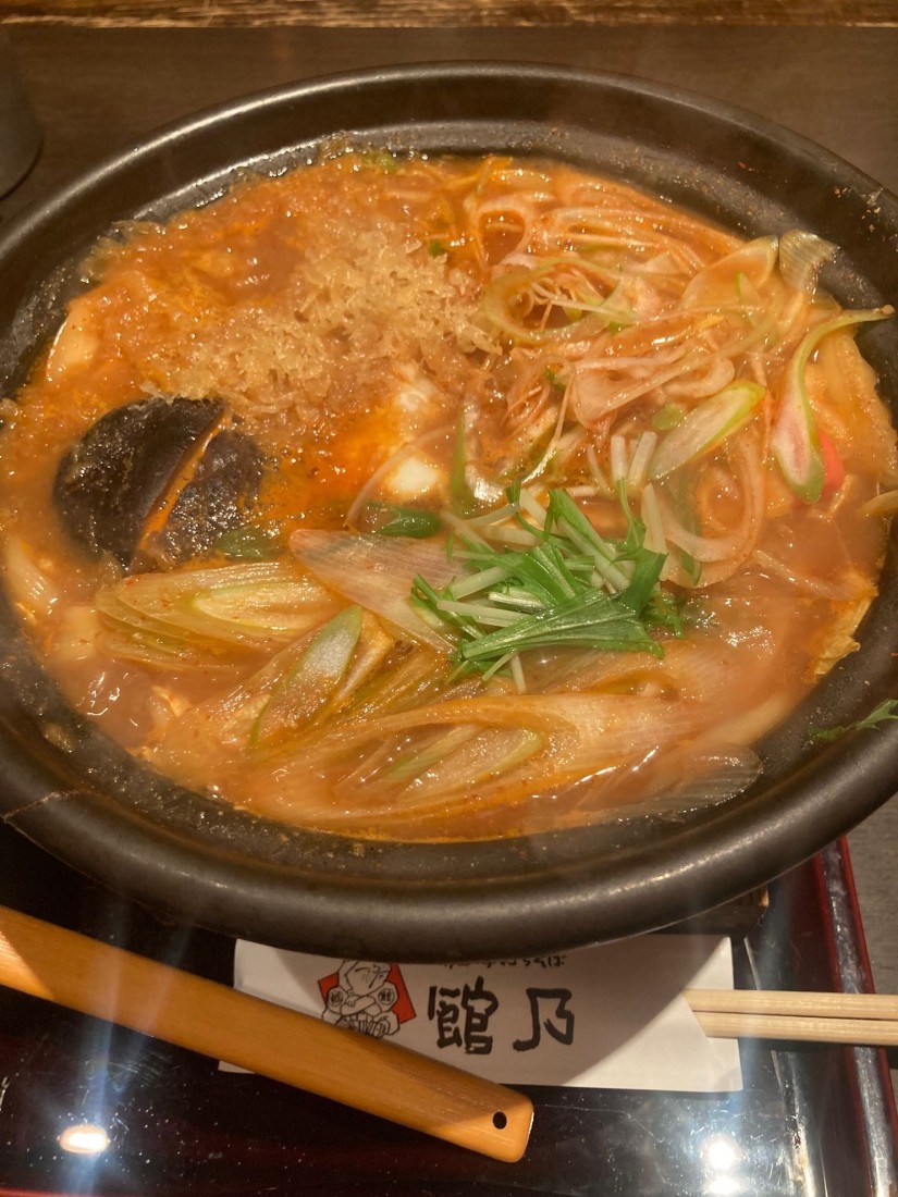 激辛ネギ煮込みうどん