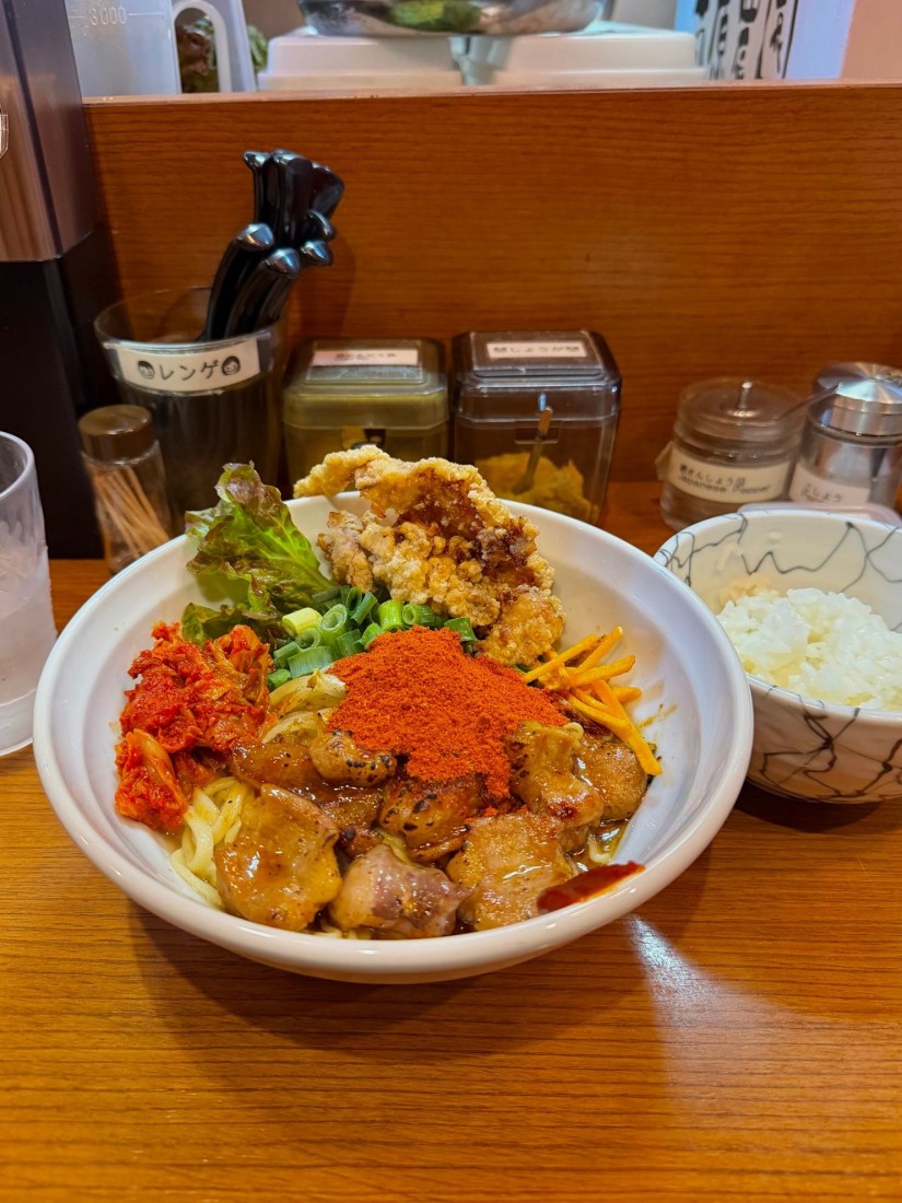 旨辛ホルモンまぜそば（4辛）