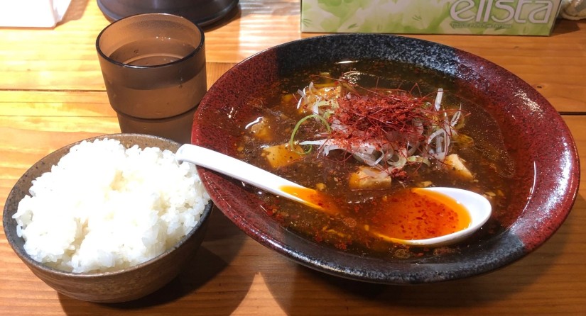 麻婆ラーメン 塩 極辛増し