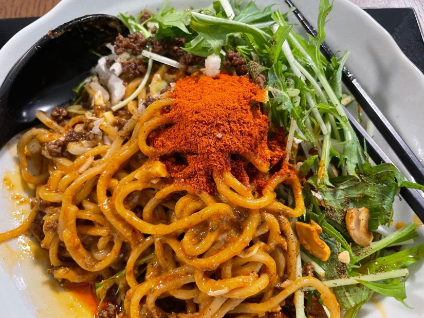 汁なし担々麺 激辛増し