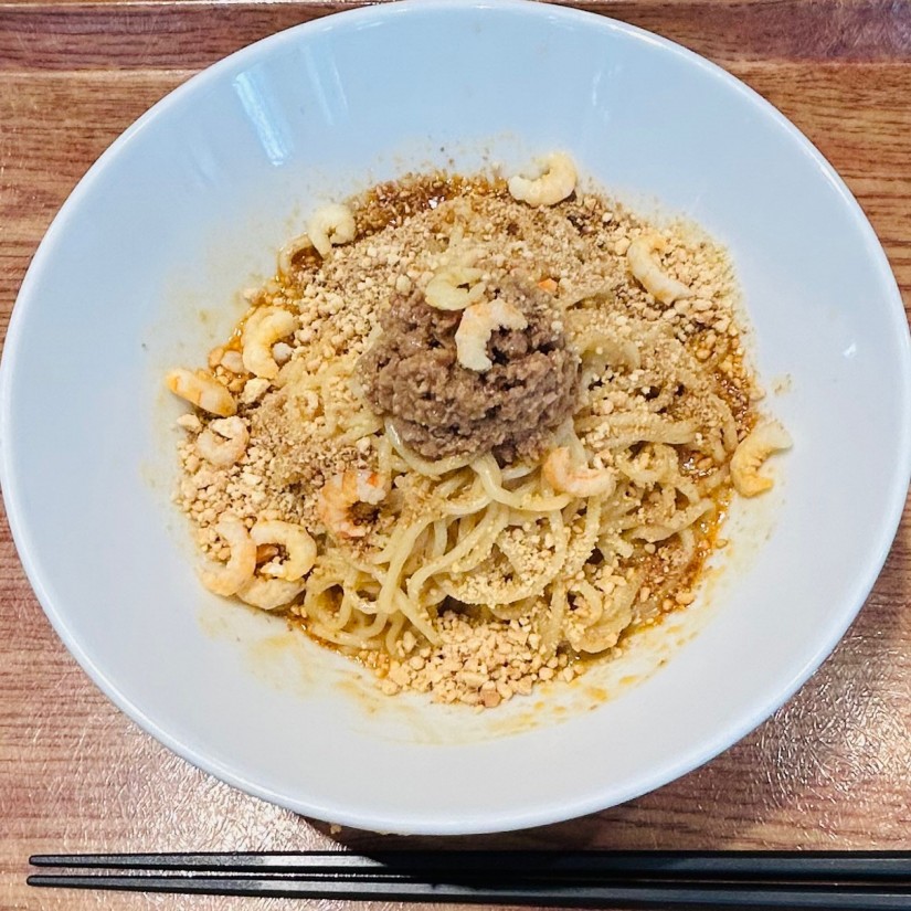 汁なし担々麺 辛さ5 痺れ0