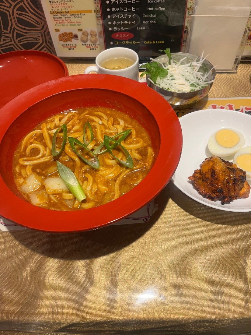 インド風カレーうどん 6辛(激辛)