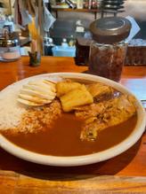 チキンカレー 中  玉子とじゃがいもトッピング 5