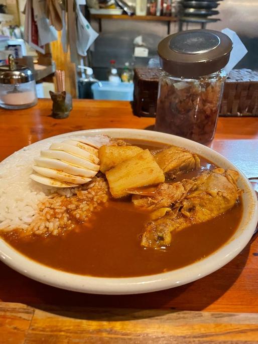 チキンカレー 中  玉子とじゃがいもトッピング 5