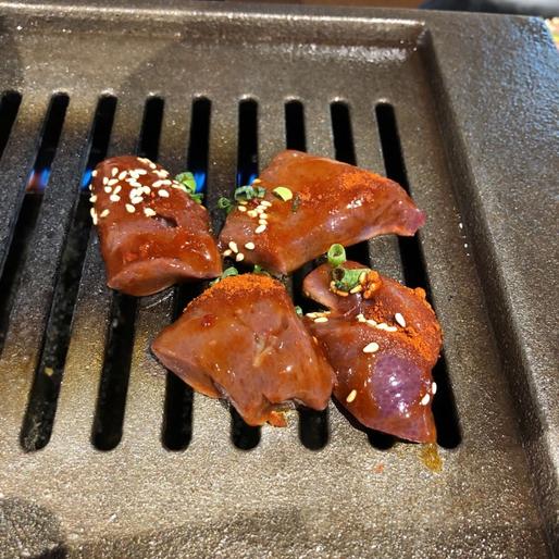 赤の豚レバー ピリ辛