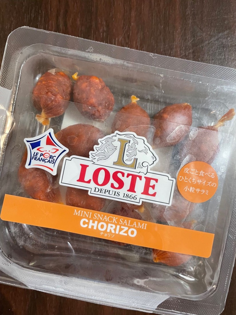 フランス ロステ スナック サラミ チョリソ