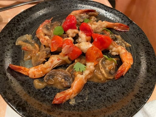 ハバネロのエビ炒め 激・激・激辛食材