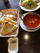 超激辛チキンカレー＆超激辛マサラナン 3.8辛