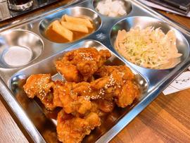 ヤンニョムチキンハーフ