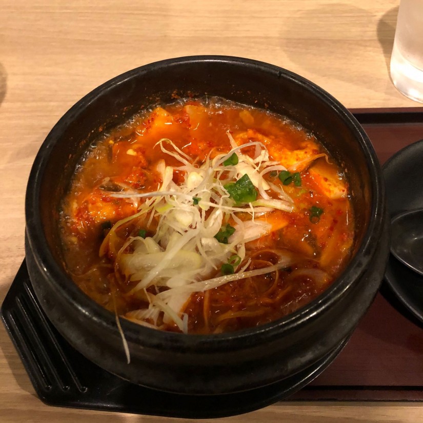 キムチチゲ 1辛