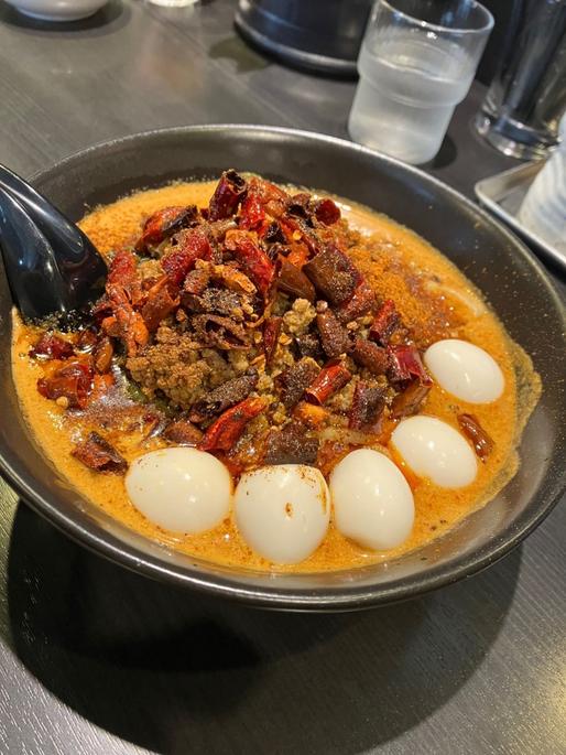 地獄の坦々麺 無限＋5辛 劇辛 