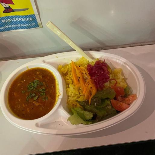 だしチキンキーマスパイスカレー