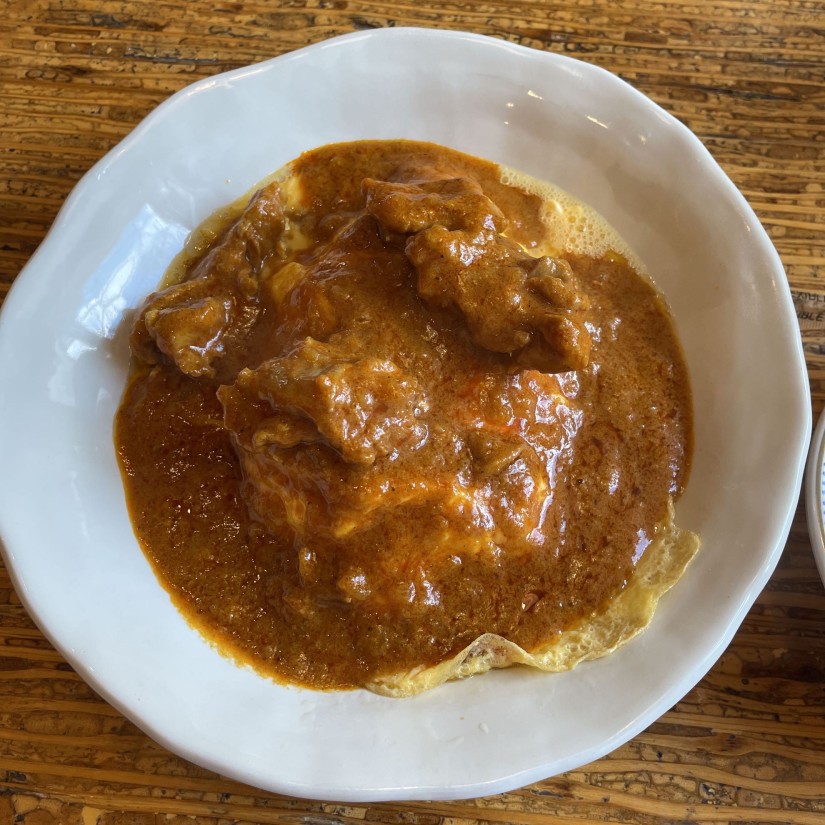 チキンカレーオムライス 旨辛