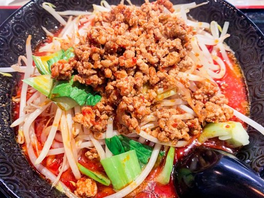 辛辛スープ担々麺 (辛くとお願い)