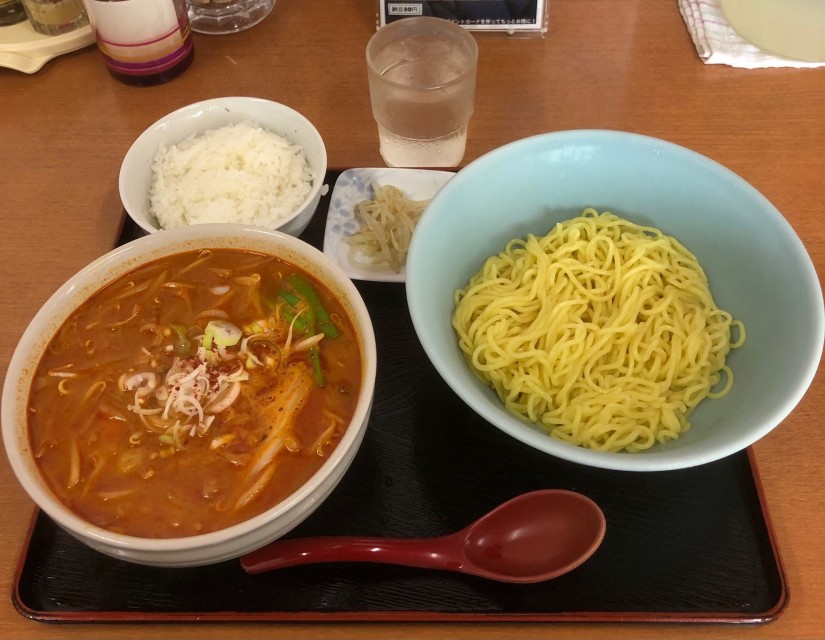 痛辛みそつけ麺 辛味増し
