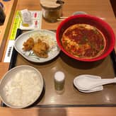 【辛さ3倍】辛うま麺とから揚げの定食